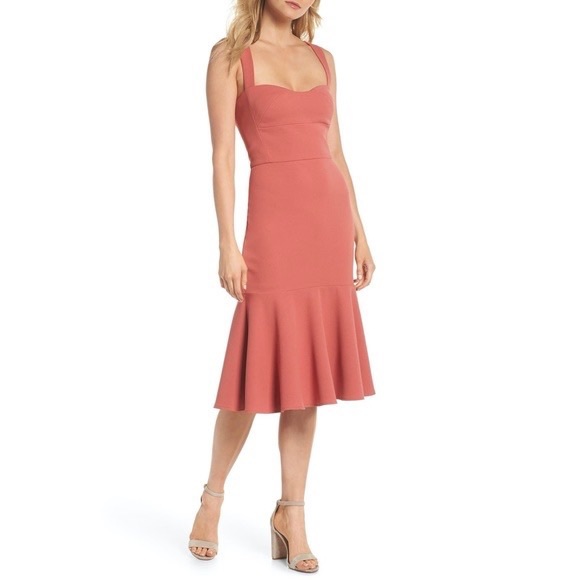 Gal Meets Glam - Rae Dress in Coral - Picture 1 of 5